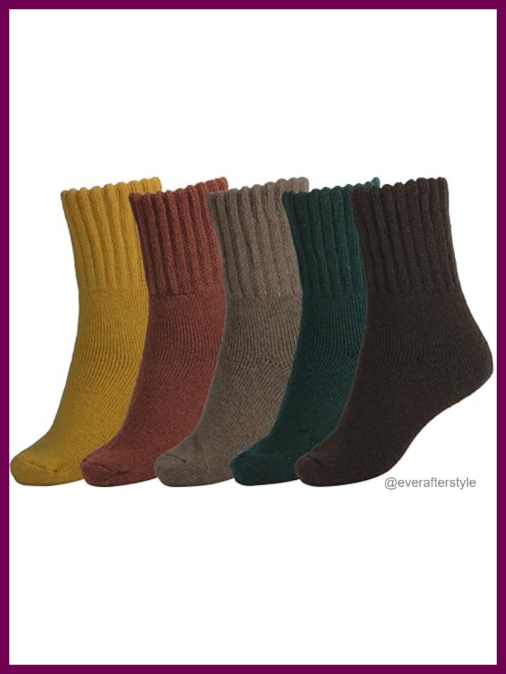 Womens Thick Warm Wool Socks Low Cut Winter Boot Socks 5 Pairs
